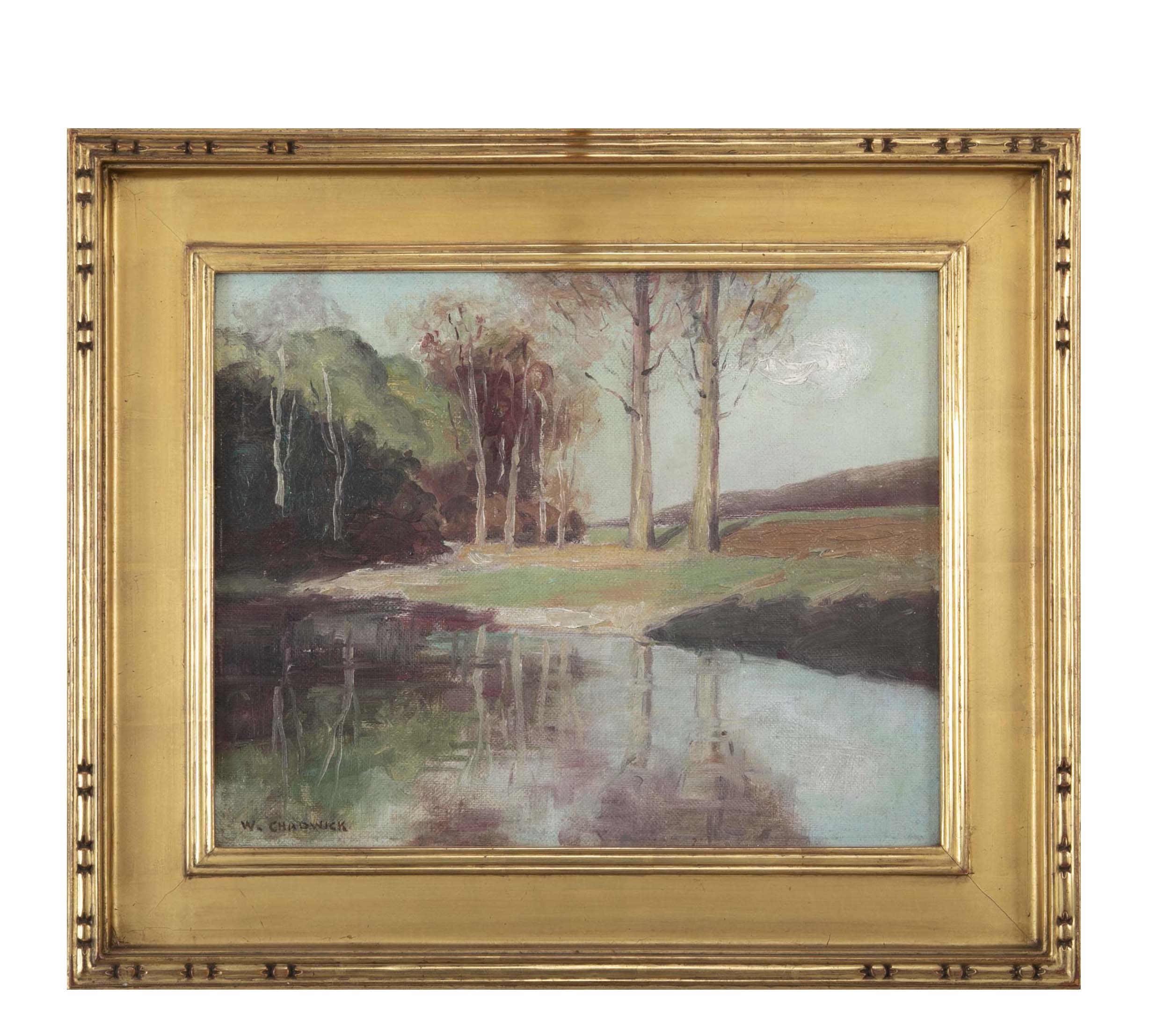 "Edge of the Pond" Oil on Canvas by William Chadwick