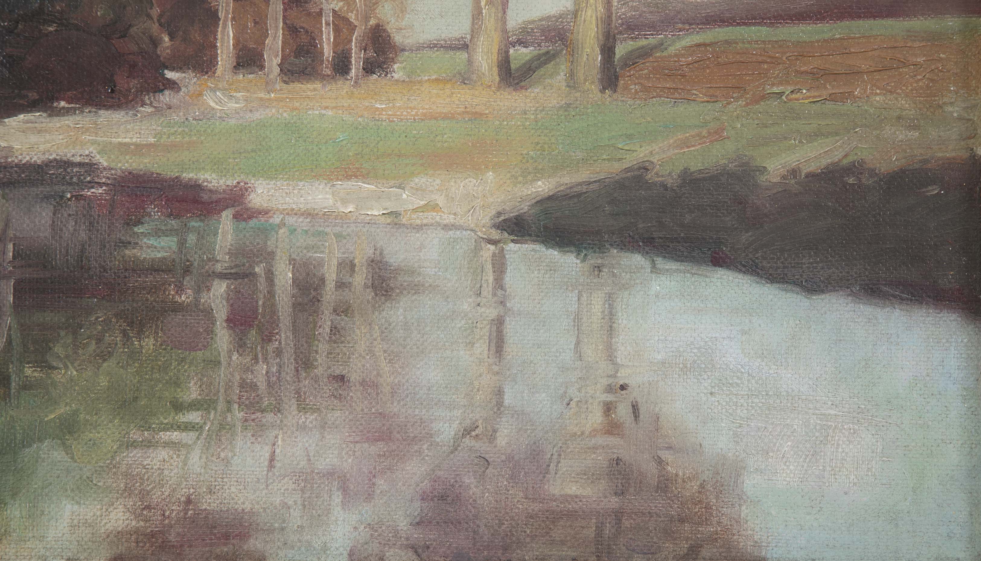 "Edge of the Pond" Oil on Canvas by William Chadwick