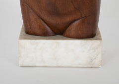 Fine Rosewood Sculpture of a Female Torso