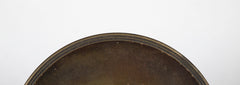 A Just Andersen Bronze Dish with Incised Ring on Rim