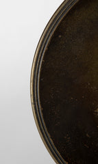 A Just Andersen Bronze Dish with Incised Ring on Rim