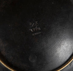 A Just Andersen Bronze Dish with Incised Ring on Rim