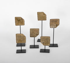 Six Japanese Takatori Stoneware Dishes