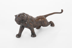 A Japanese Cast Iron Tiger