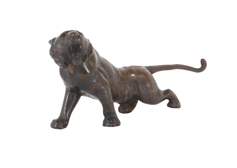 A Japanese Cast Iron Tiger
