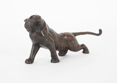 A Japanese Cast Iron Tiger