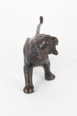 A Japanese Cast Iron Tiger