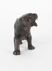 A Japanese Cast Iron Tiger