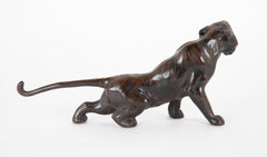 A Japanese Cast Iron Tiger
