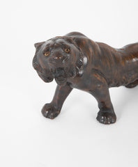 A Japanese Cast Iron Tiger