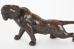 A Japanese Cast Iron Tiger