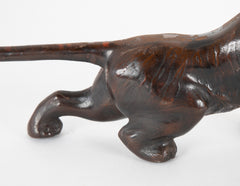 A Japanese Cast Iron Tiger