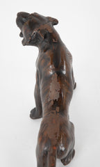A Japanese Cast Iron Tiger