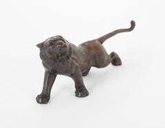 A Japanese Cast Iron Tiger