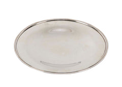 A Japanese Showa Sterling Silver Plate by Kuyeda
