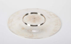 A Japanese Showa Sterling Silver Plate by Kuyeda