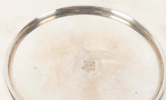 A Japanese Showa Sterling Silver Plate by Kuyeda