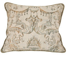 A Fortuny Pillow with Lions & Monkeys