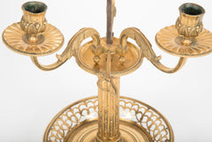 A French Bronze Bouillotte lamp