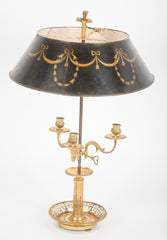 A French Bronze Bouillotte lamp