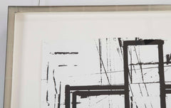 "New York" Screenprint by Barry le Va from the Portfolio "Four x Four x Four"