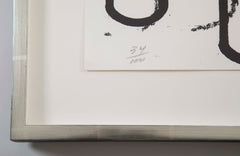 "New York" Screenprint by Barry le Va from the Portfolio "Four x Four x Four"