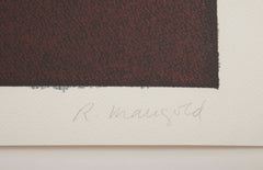 A Screenprint by Robert Mangold from the Portfolio "Four x Four x Four"
