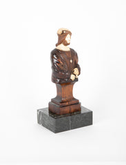 Pair of 19th Century Carved Wood Figures