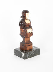 Pair of 19th Century Carved Wood Figures