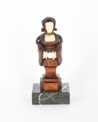 Pair of 19th Century Carved Wood Figures