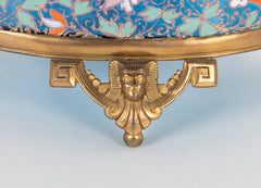 19th Century Moser Bohemian Enameled Glass Box