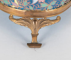 19th Century Moser Bohemian Enameled Glass Box