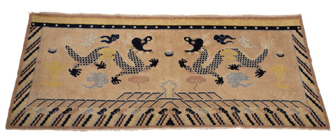 Banner Rug with Dragons from Northern China