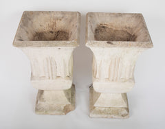 Pair of Composition Stone Planters