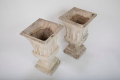 Pair of Composition Stone Planters