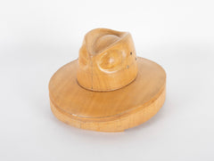 La Mode Panama Hat Block Wooden Mold
