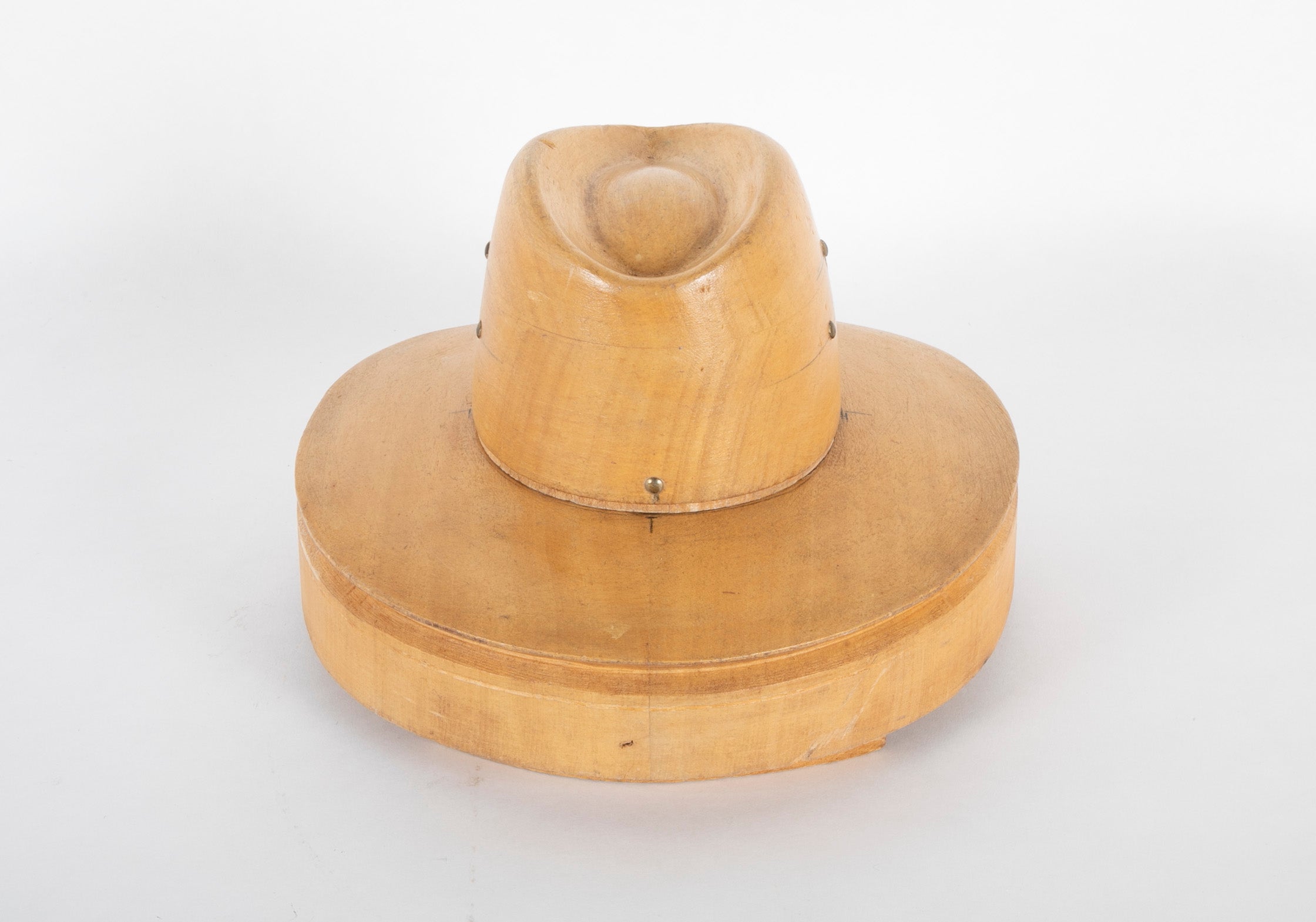 La Mode Panama Hat Block Wooden Mold