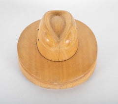 La Mode Panama Hat Block Wooden Mold