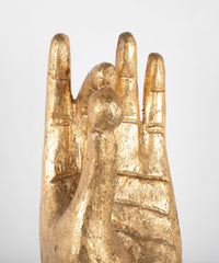 Chinese Carved and Gilded Wood Buddha Hand