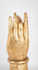 Chinese Carved and Gilded Wood Buddha Hand