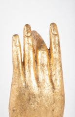 Chinese Carved and Gilded Wood Buddha Hand