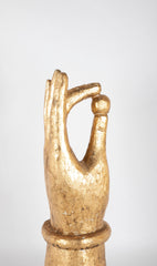 Chinese Carved and Gilded Wood Buddha Hand