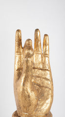 Chinese Carved and Gilded Wood Buddha Hand