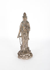 Large Late 19th Century Standing Chinese Guanyin