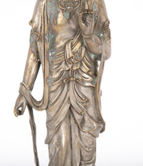 Large Late 19th Century Standing Chinese Guanyin