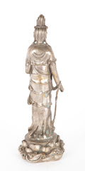 Large Late 19th Century Standing Chinese Guanyin