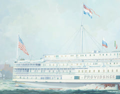 Goauche of Steamship "Providence"  by Wallace Randall, 1946