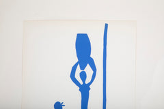 Henri Matisse Supervised Lithograph from his Original Cut Paper Maquette