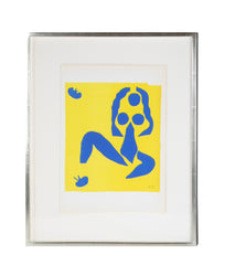 Henri Matisse Supervised Lithograph from his Original Cut Paper Maquette
