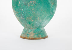 Tang Dynasty Vessel with Bright Verdigris Patina